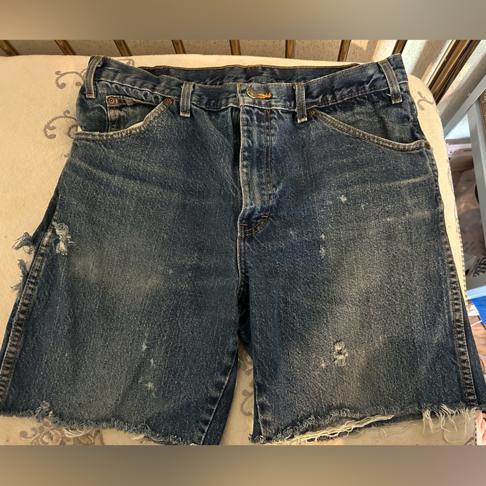 Dickies distressed denim shorts/ jorts size women’s 8/10